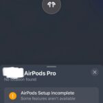 Find My settings on iPhone for AirPods Pro 2