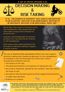 Decision Making and Risk Taking in Healthcare