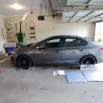 DIY wheel alignment using toe plates for measuring changes