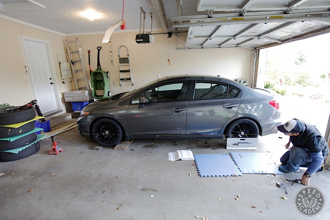 DIY wheel alignment using toe plates for measuring changes