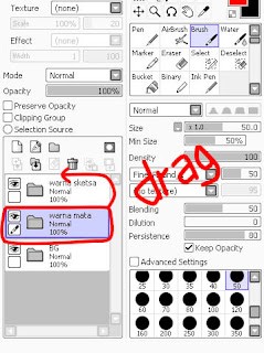 Layer Set Order in Paint Tool SAI