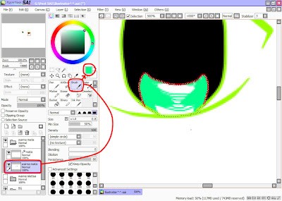 Coloring Iris and Adding Detail in Paint Tool SAI