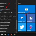 Start Menu showing Windows Accessories and Snipping Tool highlighted.