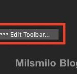 Accessing the Edit Toolbar in Photoshop