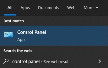 Windows Control Panel