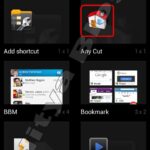 Any Cut Widget on Android Home Screen