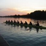 Carly Schmidt Rowing on Martindale Pond