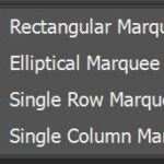 Rectangular and Elliptical Marquee Tool Selection Examples