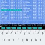 Screenshot of Midnight Commander interface in Termux